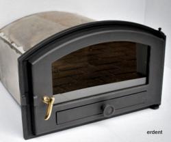 Kachelofen Backr�hre BG23-CU schwarz f�r die Details klicken Sie hier!